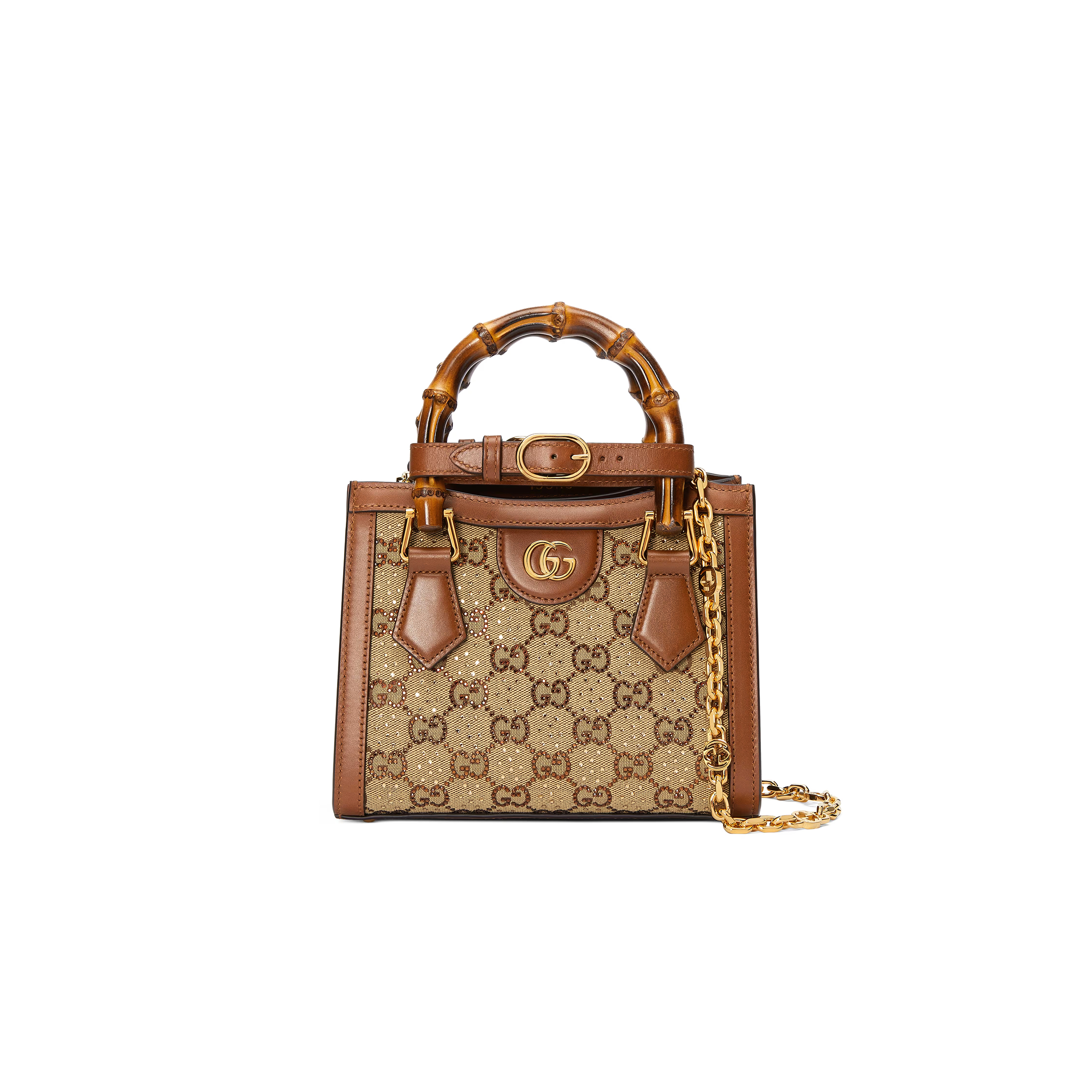 G*u*i diana crystals small tote bag ‎707449 21hrg 2687 (20*16*10cm)